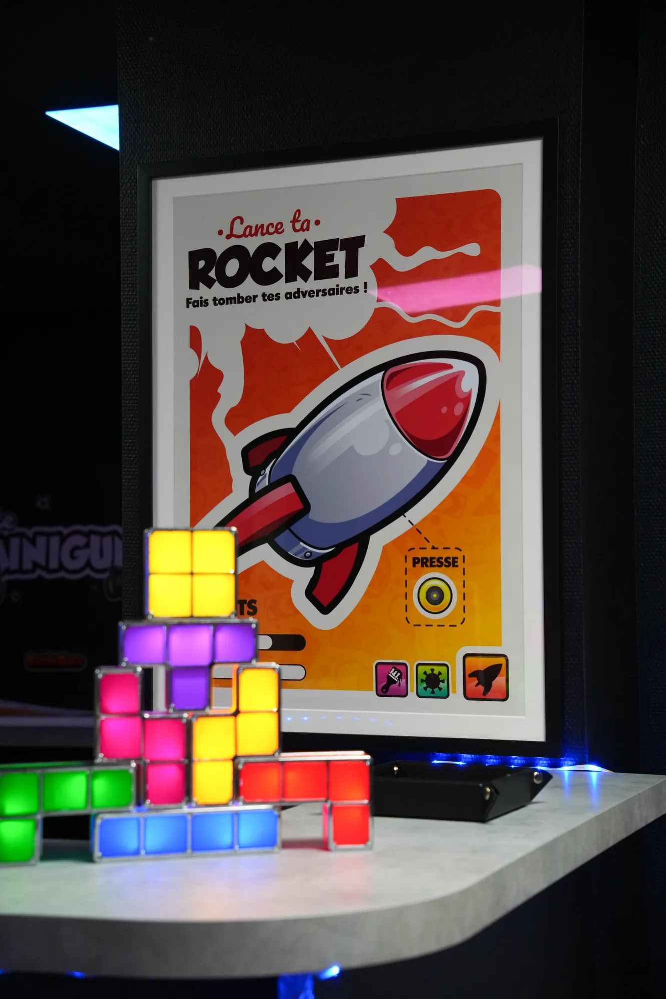 Décor de jeu dans un centre de loisirs