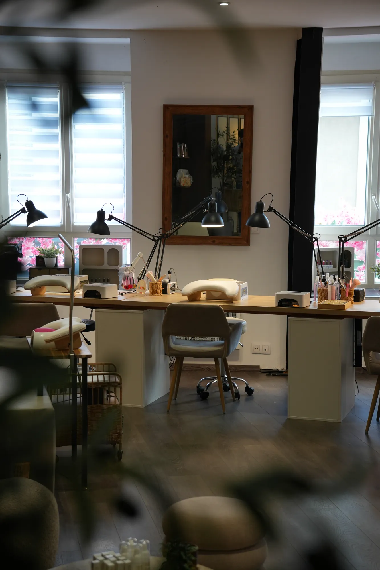 Salle de soins d'un institut de beauté