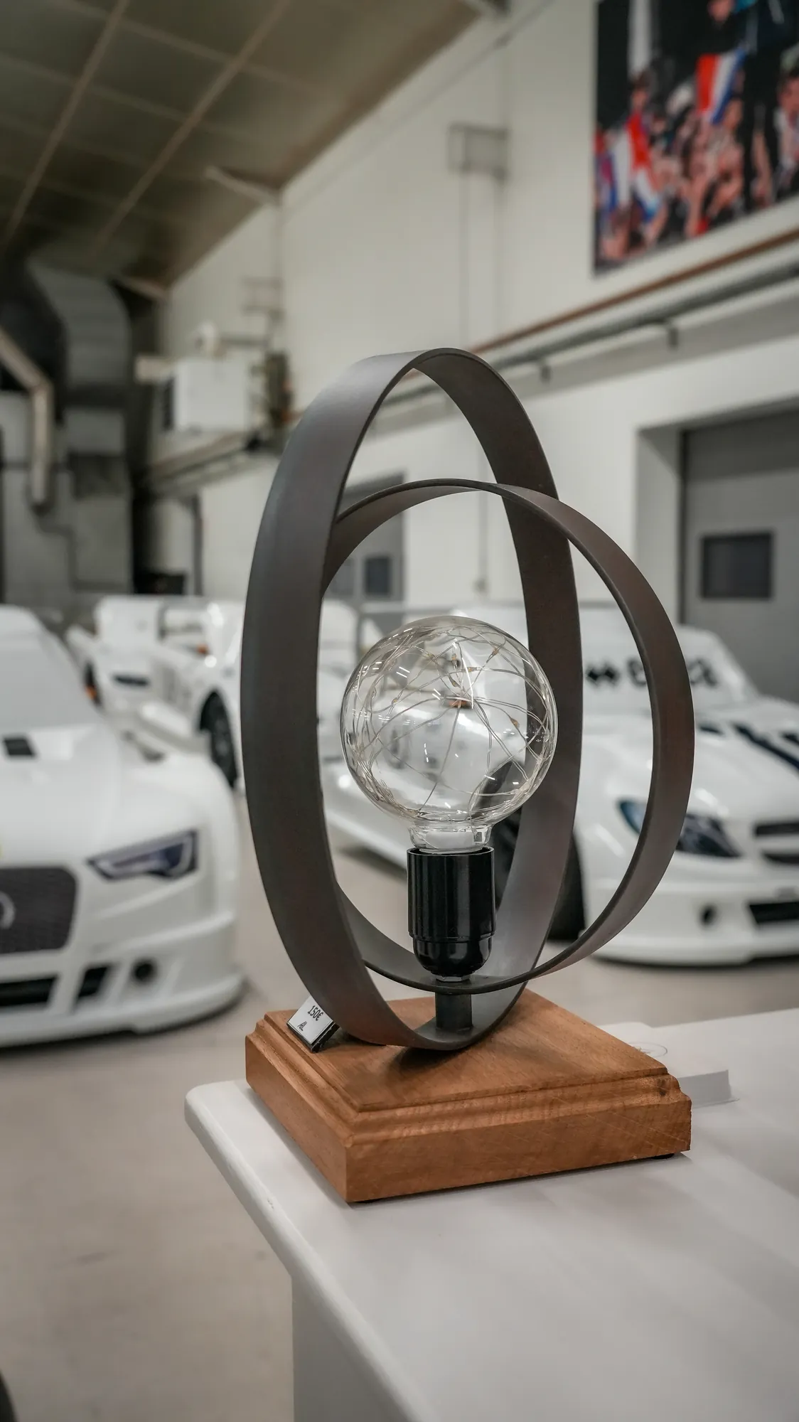 Trophée exposé lors d'une soirée privée